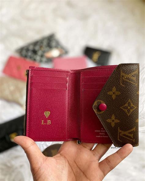 hot stamp louis vuitton wallet